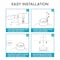 Luxrite 5/6 Inch LED Recessed Can Lights 5 CCT 2700K-5000K 14W (90W Equivalent) 1100LM Dimmable 4-Pack LR23795-4PK - alternate 3